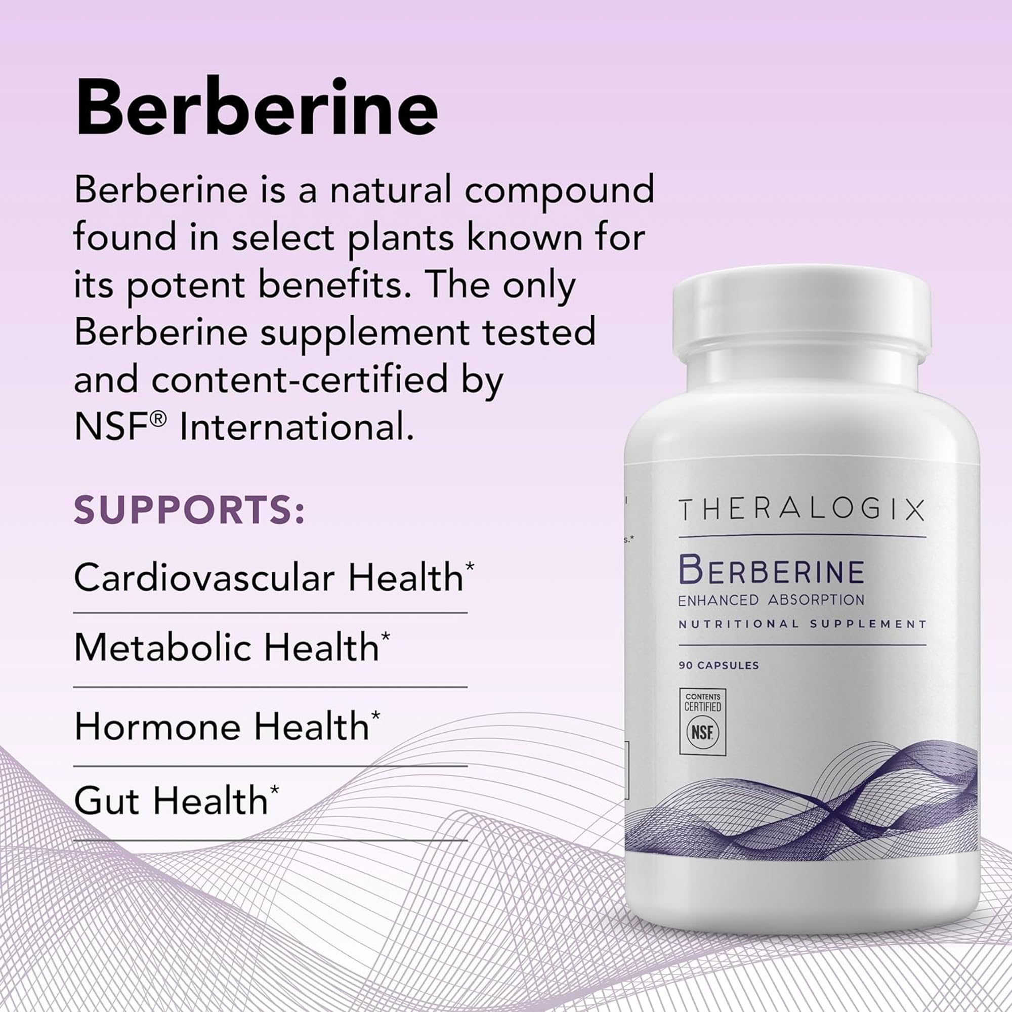 Theralogix bottle beside glass supports gut-friendly metabolism support