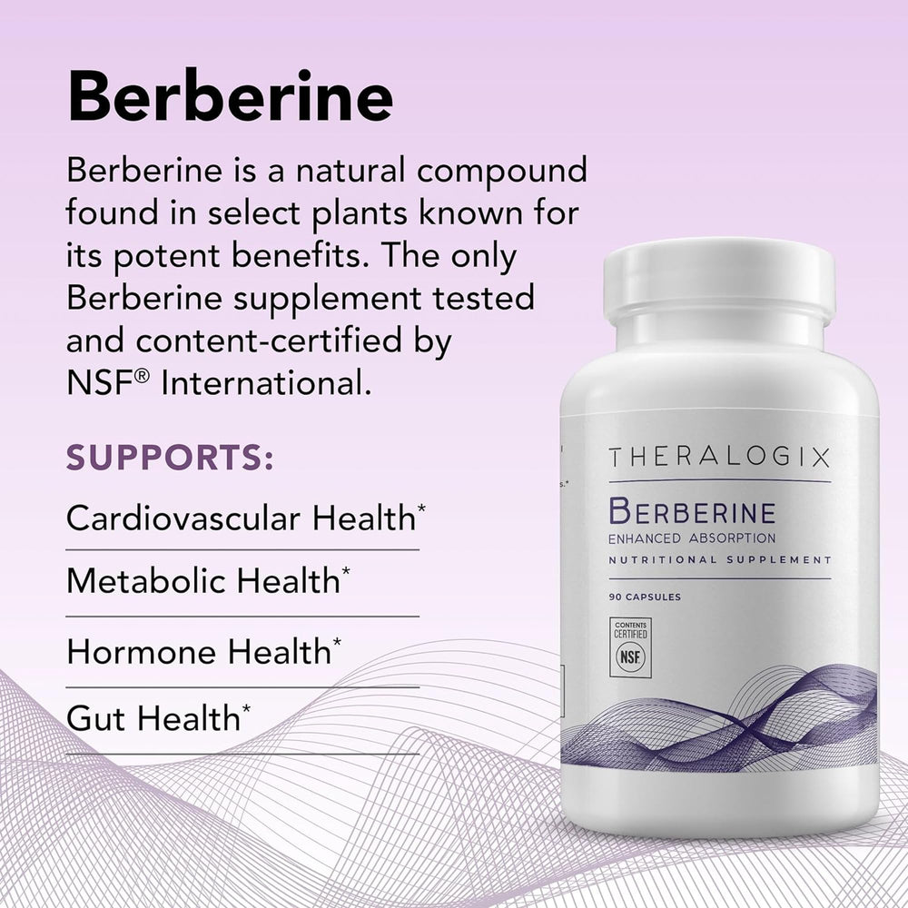 Theralogix bottle beside glass supports gut-friendly metabolism support