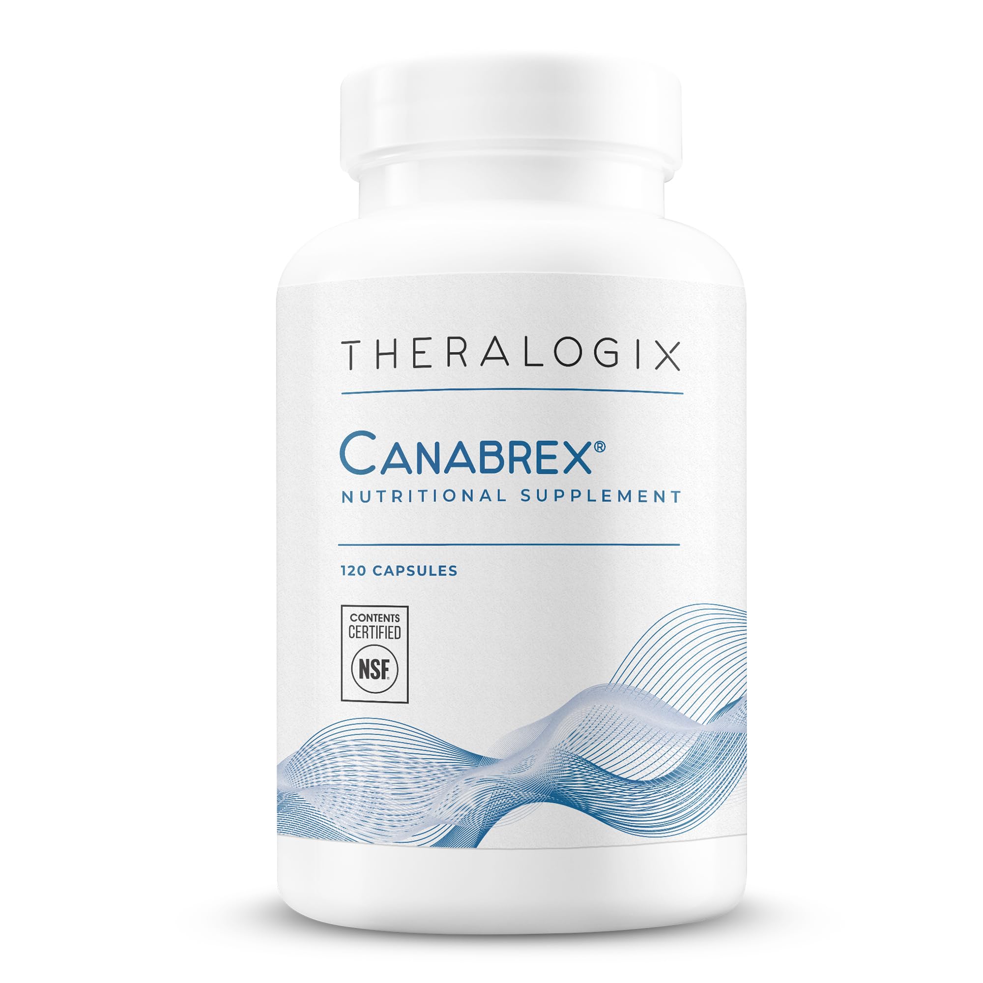 Theralogix Canabrex bottle with capsules for daily joint support