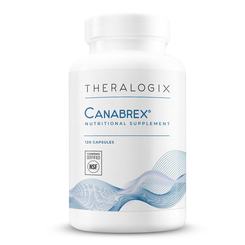 Theralogix Canabrex bottle with capsules for daily joint support
