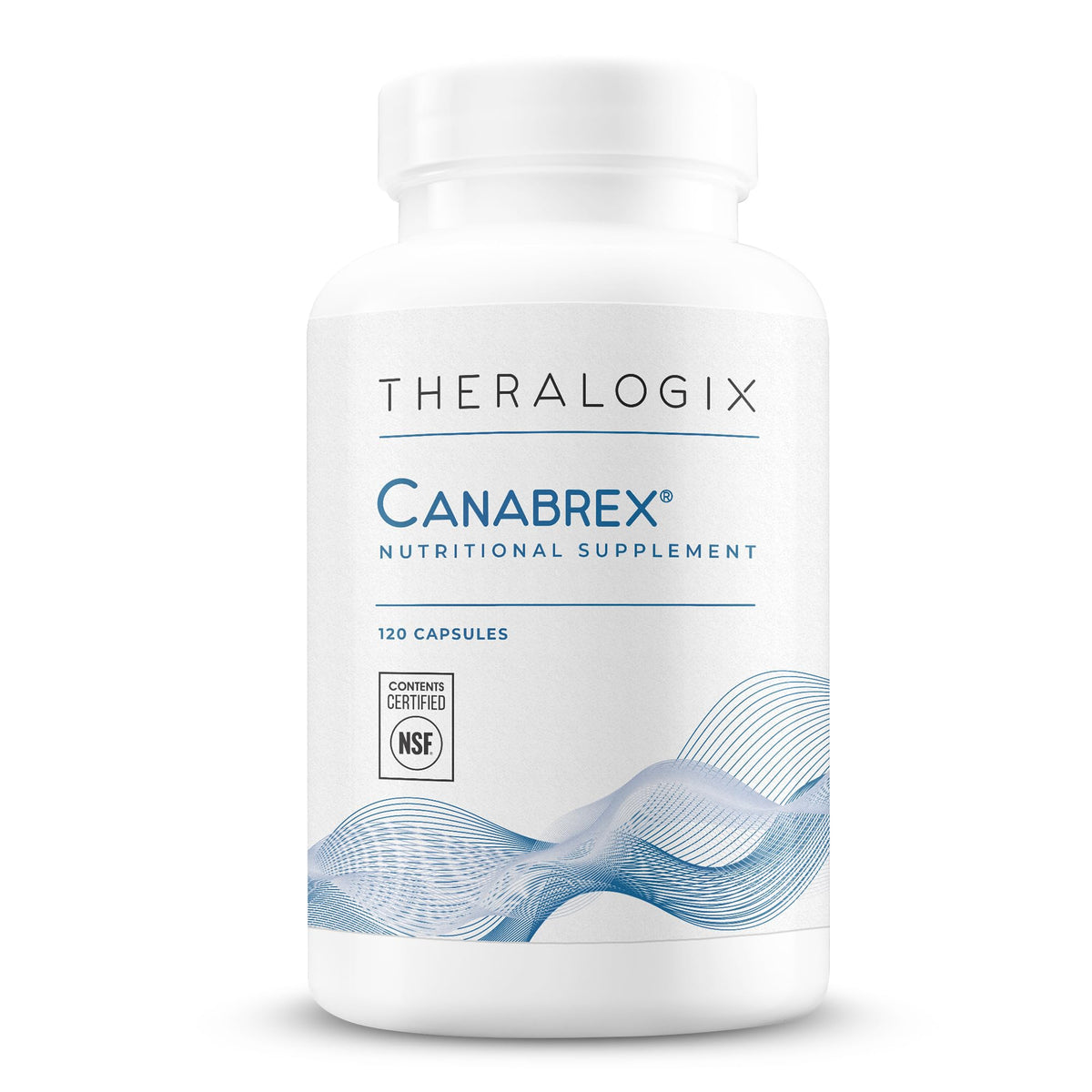 Theralogix Canabrex bottle with capsules for daily joint support