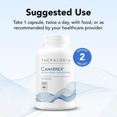 Theralogix Canabrex NSF Certified label on the bottle