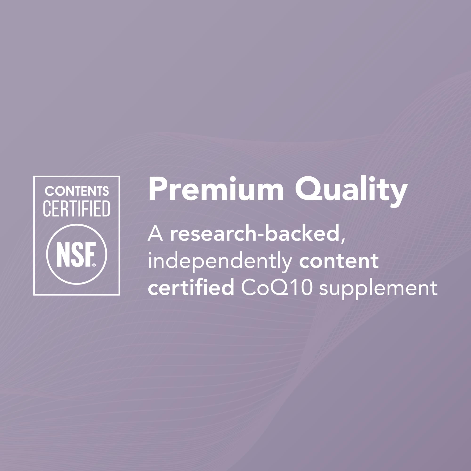Heart health infographic linked to NeoQ10 supplement
