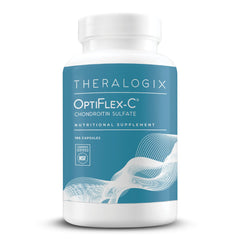 Theralogix OptiFlex-C bottle front promotes joint support and mobility.