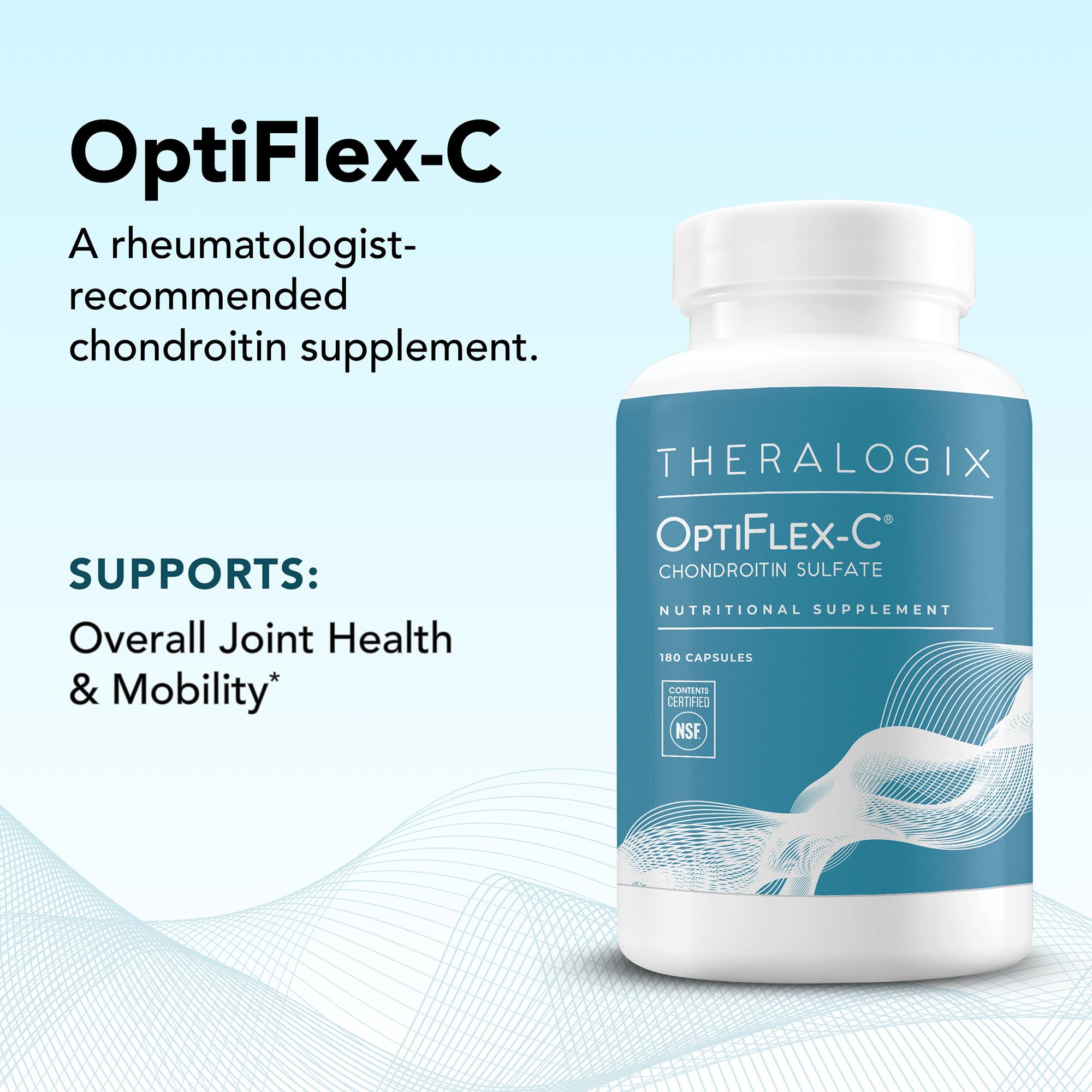 Close-up of OptiFlex-C capsules for daily joint care.