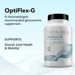 Vegan, gluten-free OptiFlex-G packaging and tablets arranged for daily use.