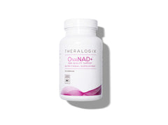 Theralogix OvaNAD+ lab-style scene implies rigorous purity testing