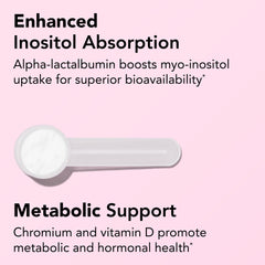 Theralogix Ovasitol Plus capsules shown for easy daily intake.