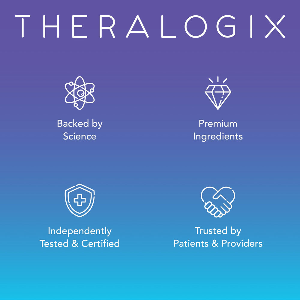Theralogix Ovasitol Plus gluten-free packaging highlights purity.