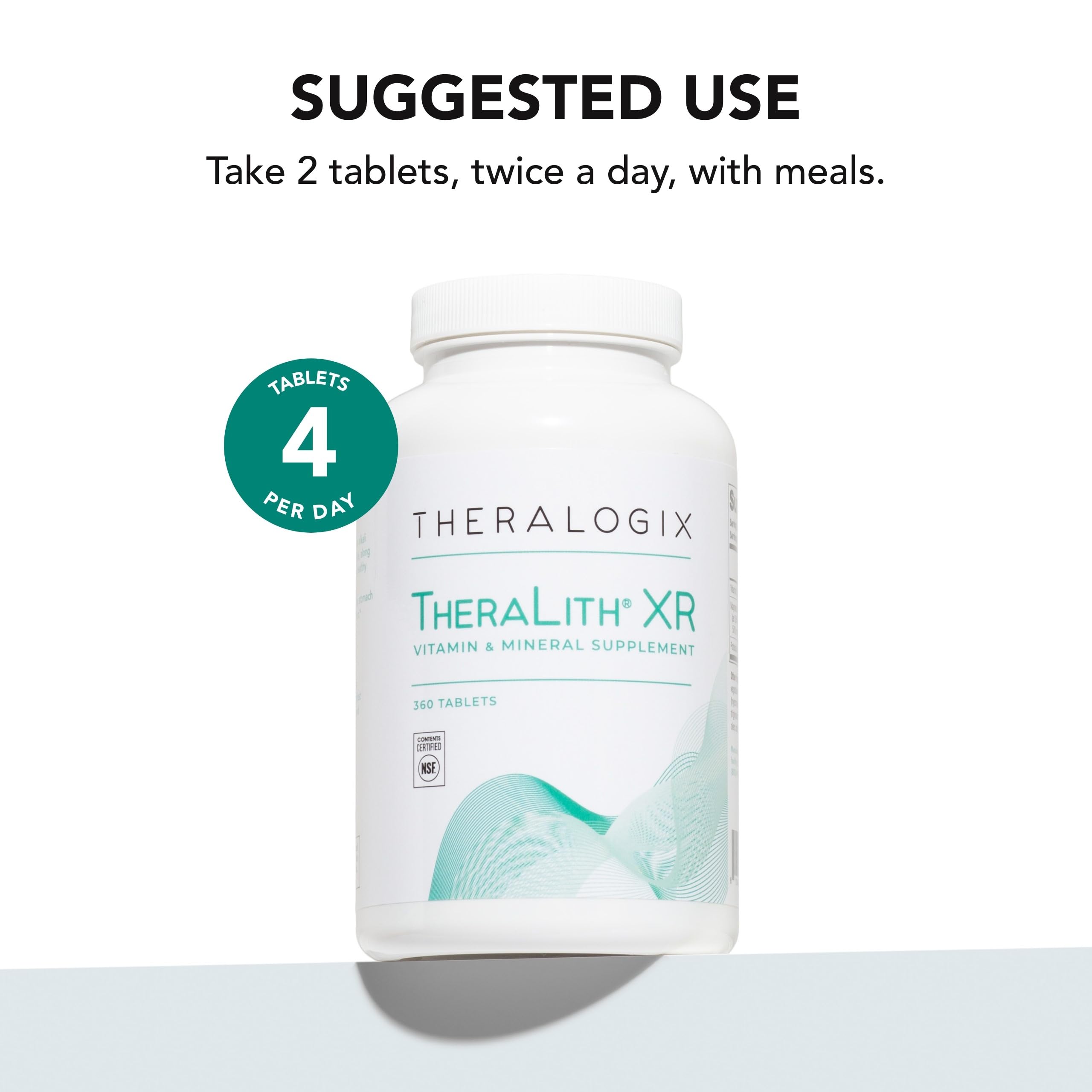 Theralogix TheraLith XR extended-release coating for steady nutrient delivery