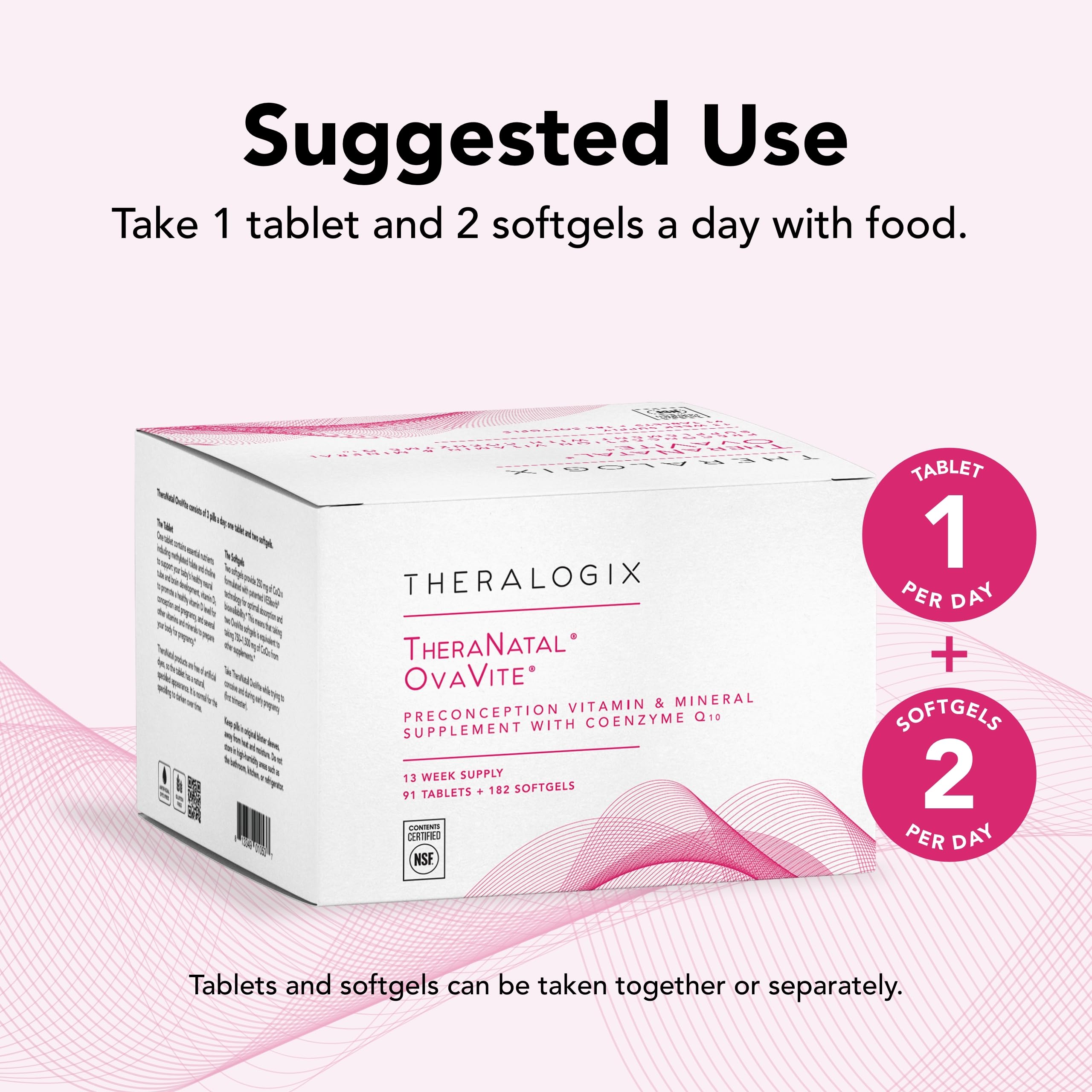 Theralogix label highlights methylated folate and CoQ10 for nutrient support.