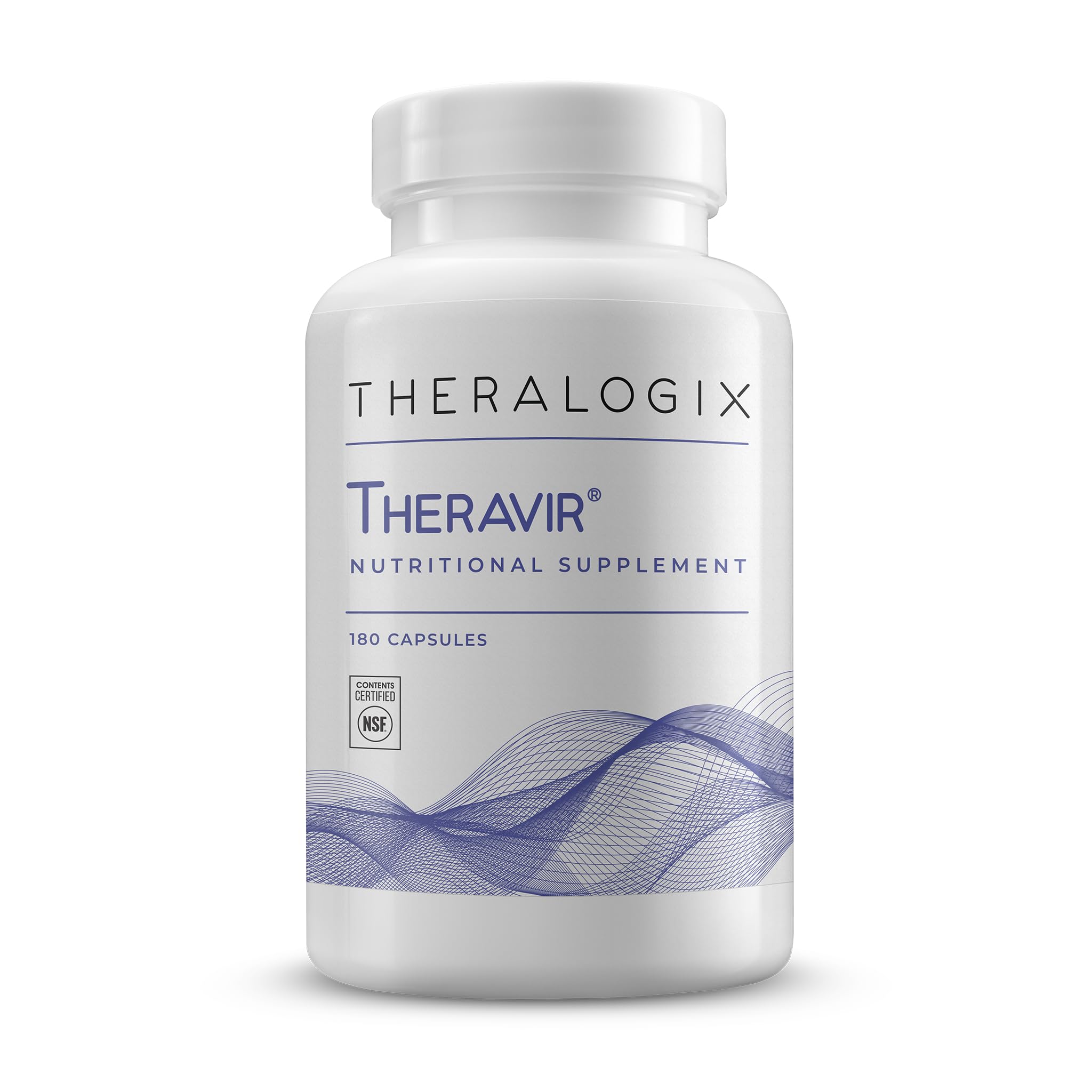 Theralogix Theravir immune bottle ready for daily support and wellness