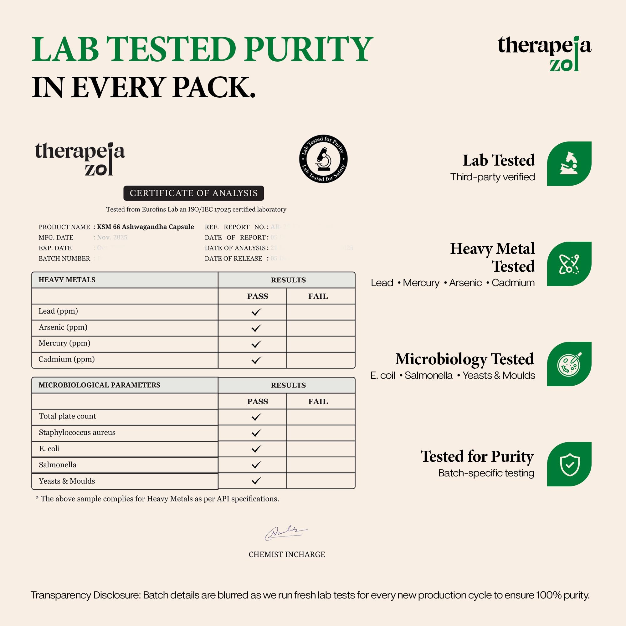 Therapeia Zoi daily-balance visuals emphasize consistent potency for well-being.