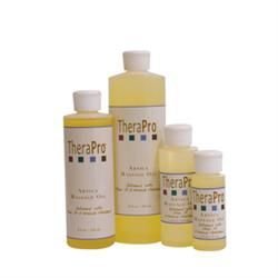 TheraPro Arnica Massage Oil ingredients close-up showing olive oil and arnica for natural soothing