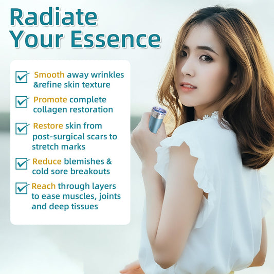 Detachable oral tip for precise facial therapy with TherapSky wand.