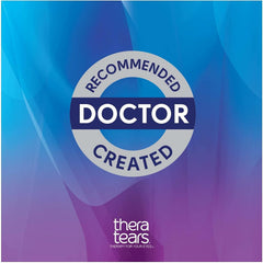 TheraTears eye application captures soothing hydration during busy days.