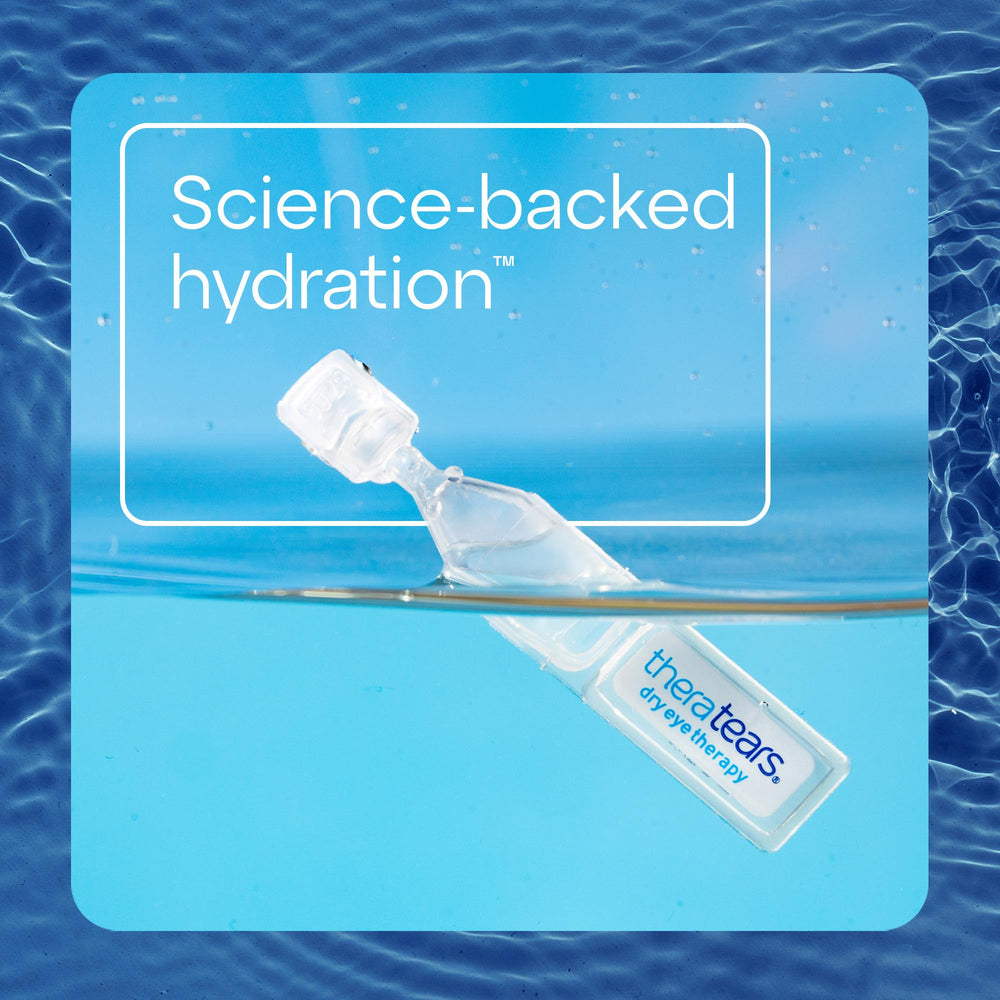 TheraTears delivers fast hydration for dry eye relief.