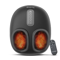 THERAZZAGGE foot massager with heat and remote control for easy home use