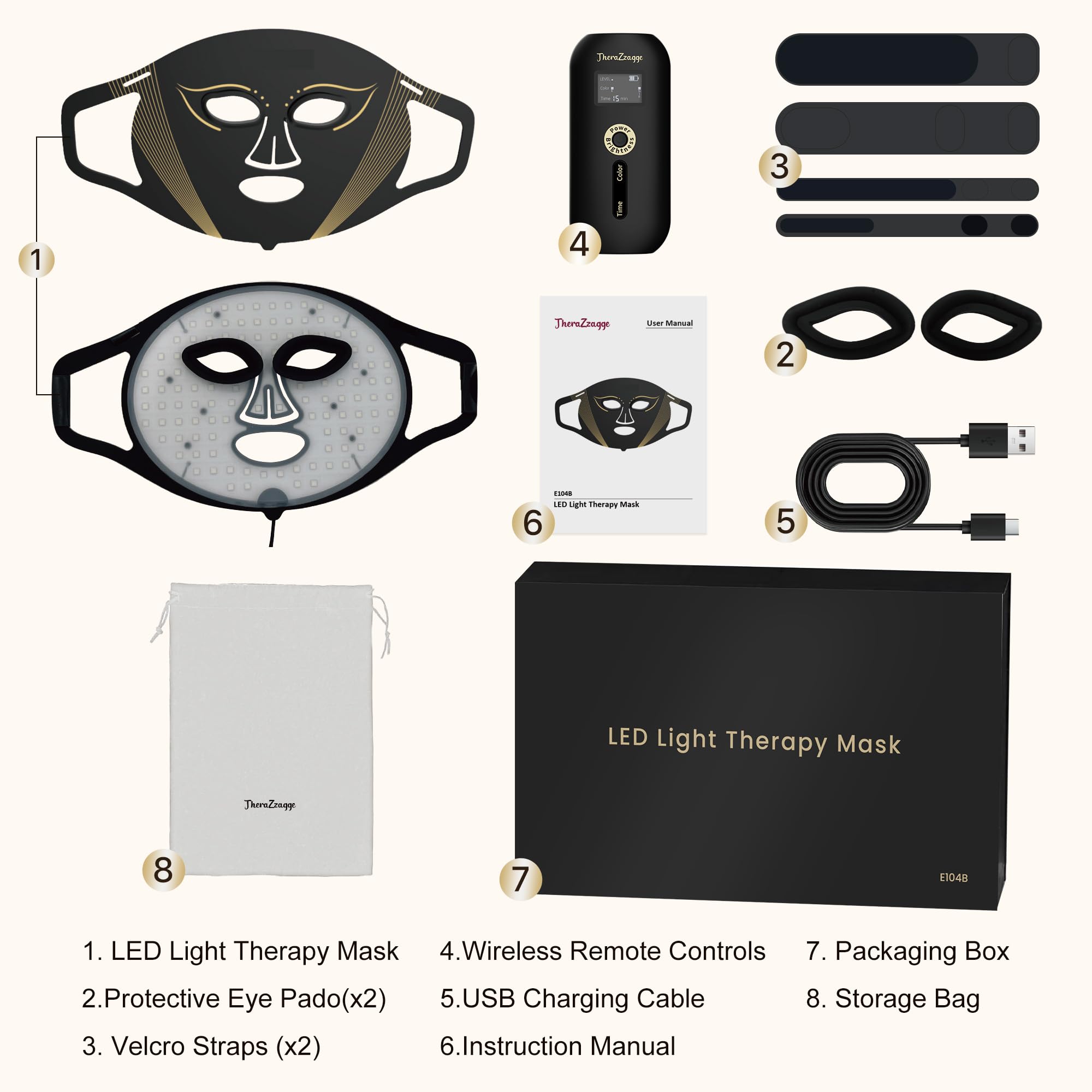 THERAZZAGGE sleek silicone material offers comfortable daily wear