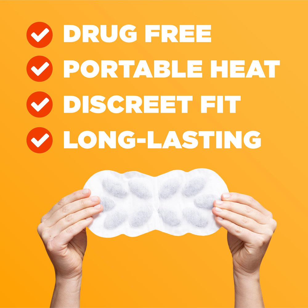ThermaCare air-activated heat-cell technology delivers soothing warmth quickly.