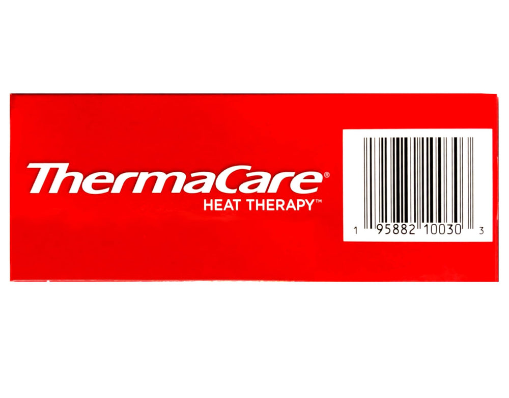 ThermaCare heatwraps X-shaped design for multi-point relief