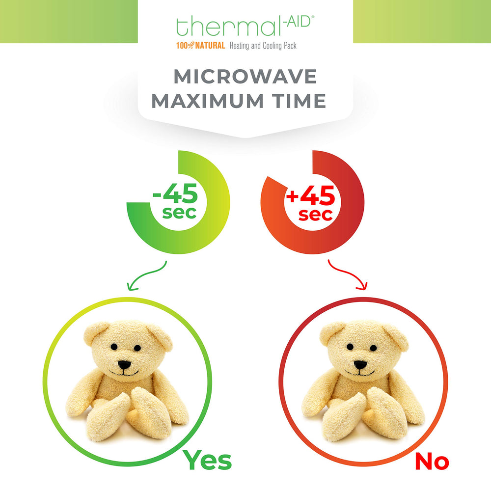 Thermal-Aid Honey The Yellow Bear plush exterior is washable and durable.