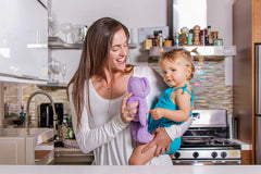 Thermal-Aid Lavender Bear uses natural corn filling that resists mold.