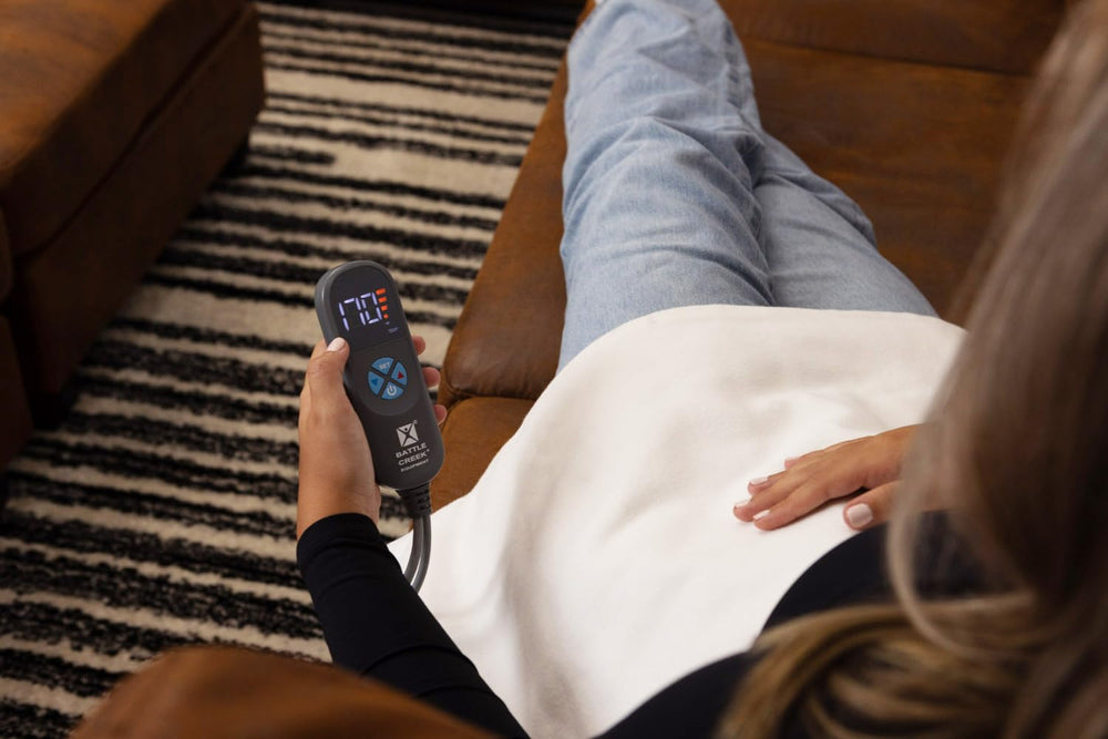 Automatic shutoff provides safe, worry-free heat sessions.