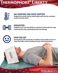 Thermophore Liberty applied to the neck to ease tension and stiffness.