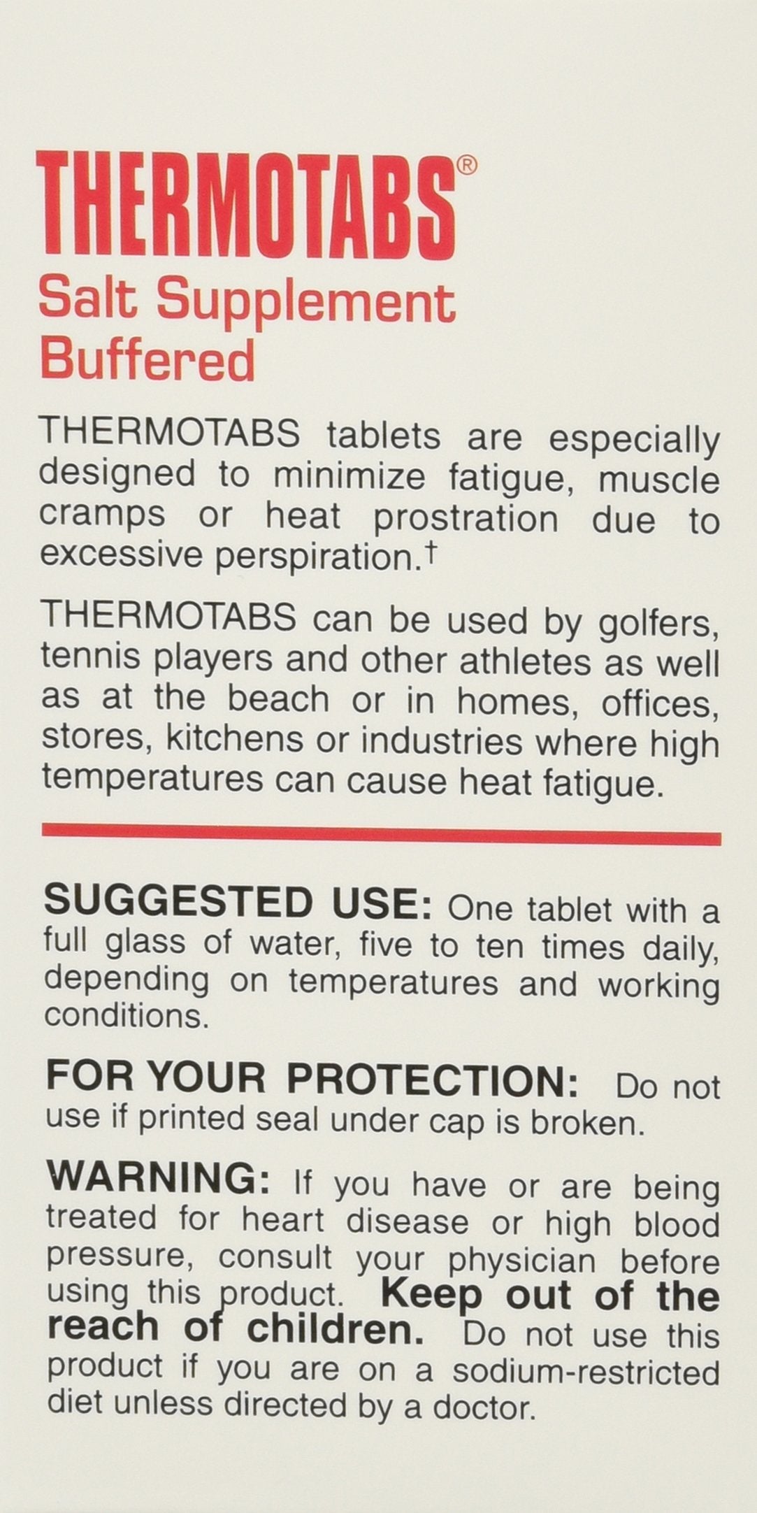 Thermotabs bottle shown in hot environment illustrating hydration during heat