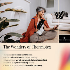 Thermotex Wrist with ergonomic fit designed for comfortable wear.