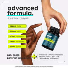 Thinbi NMN supplement capsules close-up ready for daily use and vitality.