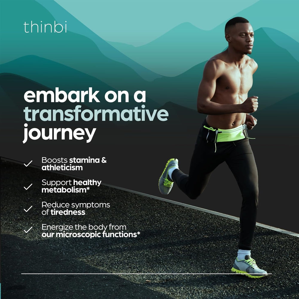 Thinbi Shilajit Capsules packaging display with 90 capsules and 45-day supply