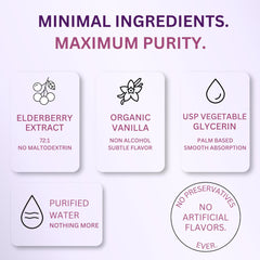Think Above Elderberry Liquid Drops 2-bottle pack for ongoing routine