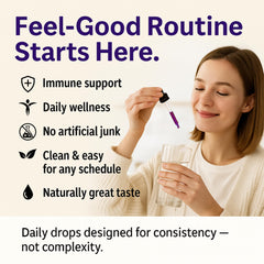 Think Above European vitamin C powder for smooth mixing and consistent dosing.