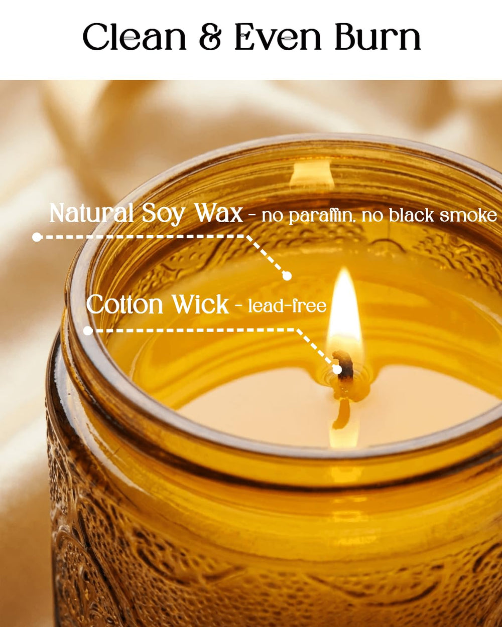 ThinkLabs Daisy Cedar Candle gift-ready packaging for special occasions.
