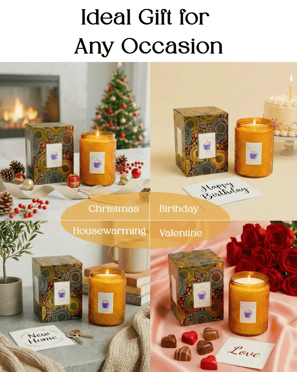 ThinkLabs organic candle close-up details highlight clean soy wax.