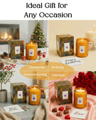 ThinkLabs organic candle close-up details highlight clean soy wax.