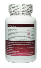Thiocell Glutathione lozenge dissolving in the mouth for easy daily use