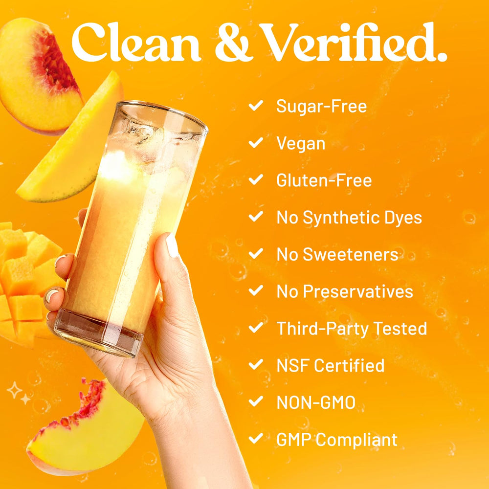 Third Nature Calming Drink label closeup shows ingredients and sugar-free promise