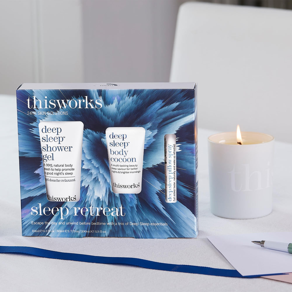 THISWORKS Deep Sleep Pillow Spray bottle to help wind down before bed