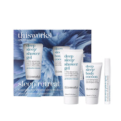 THISWORKS Deep Sleep Shower Gel bottle for a calming night ritual