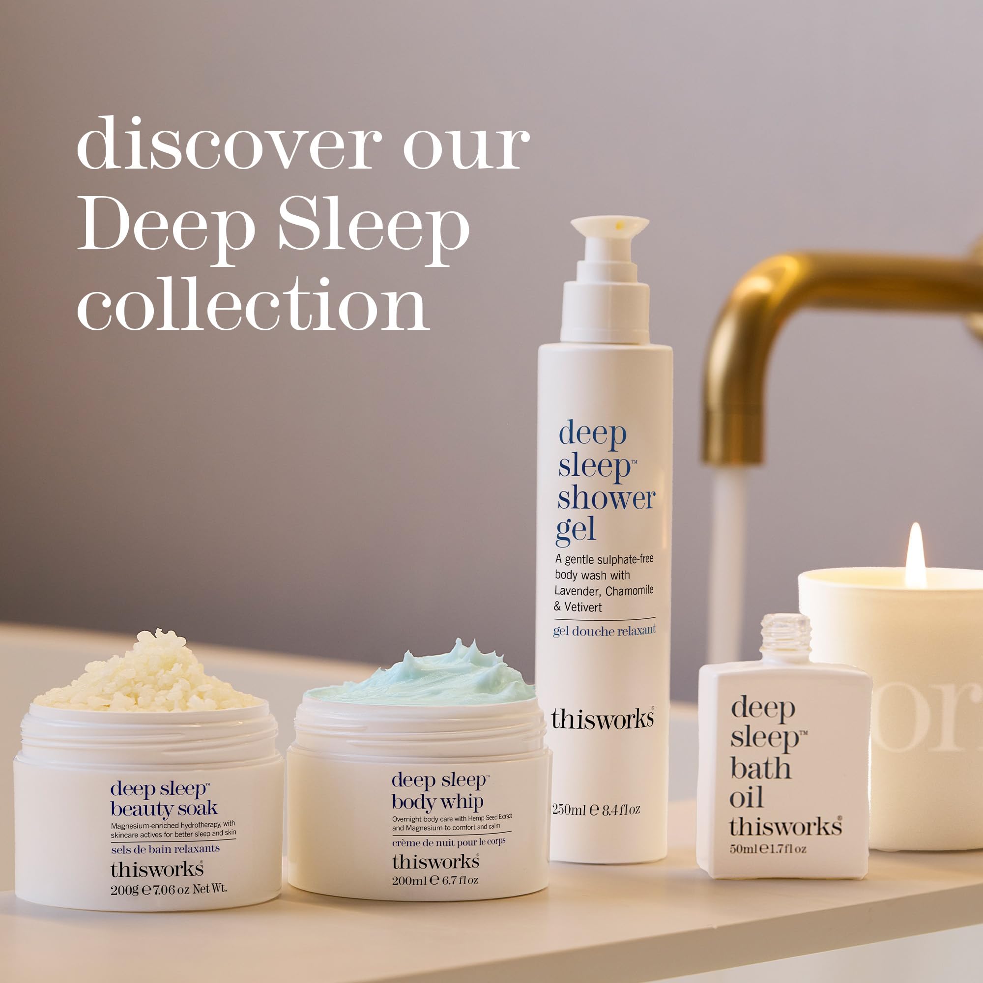 Sleep Retreat Box displayed on a bedside table for nighttime routine