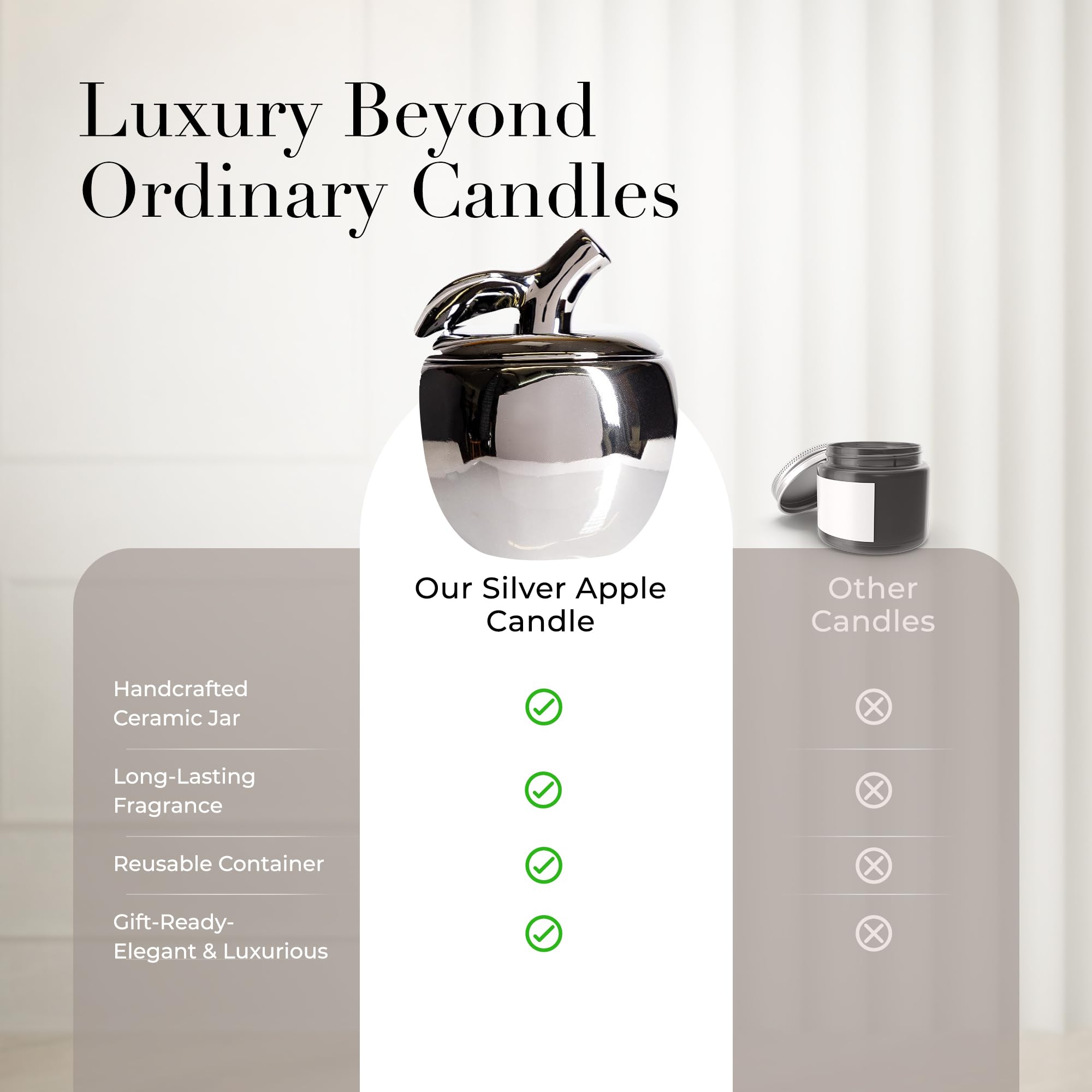 Thompson Ferrier cotton wick ensures steady flame and even scent throw.