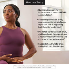 Thorne 5-MTHF box packaging with lab-testing emphasis