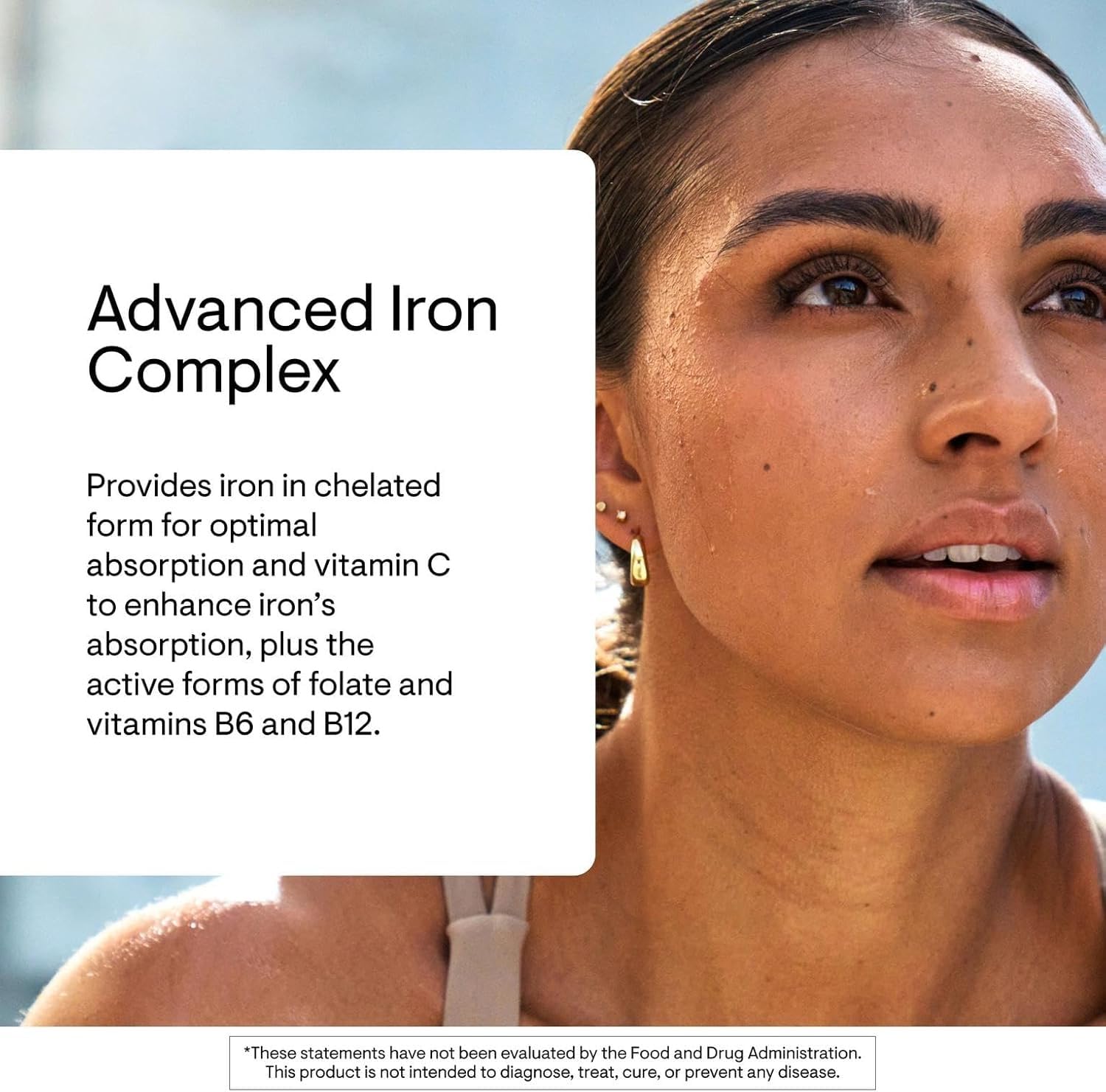 60-serving THORNE Advanced Iron Complex packaging on display