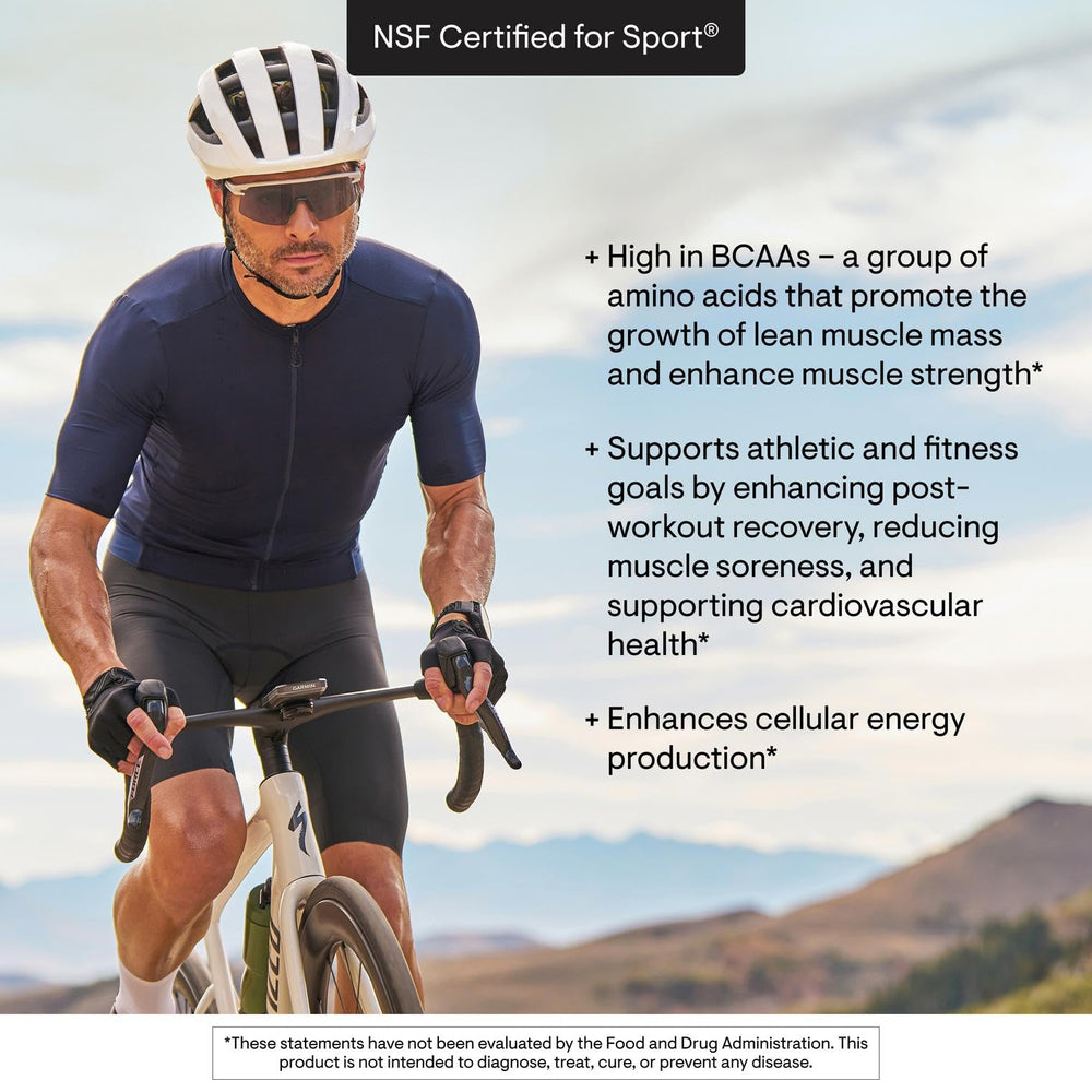 THORNE Amino Complex berry-flavor drink, refreshing post-workout option.