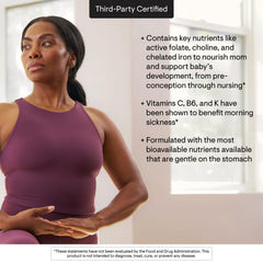 THORNE Basic Prenatal icon indicating gluten-free, dairy-free, and soy-free formulation