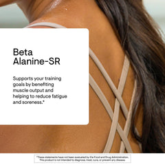 THORNE Beta Alanine sustained-release bottle front for active daily dosing.