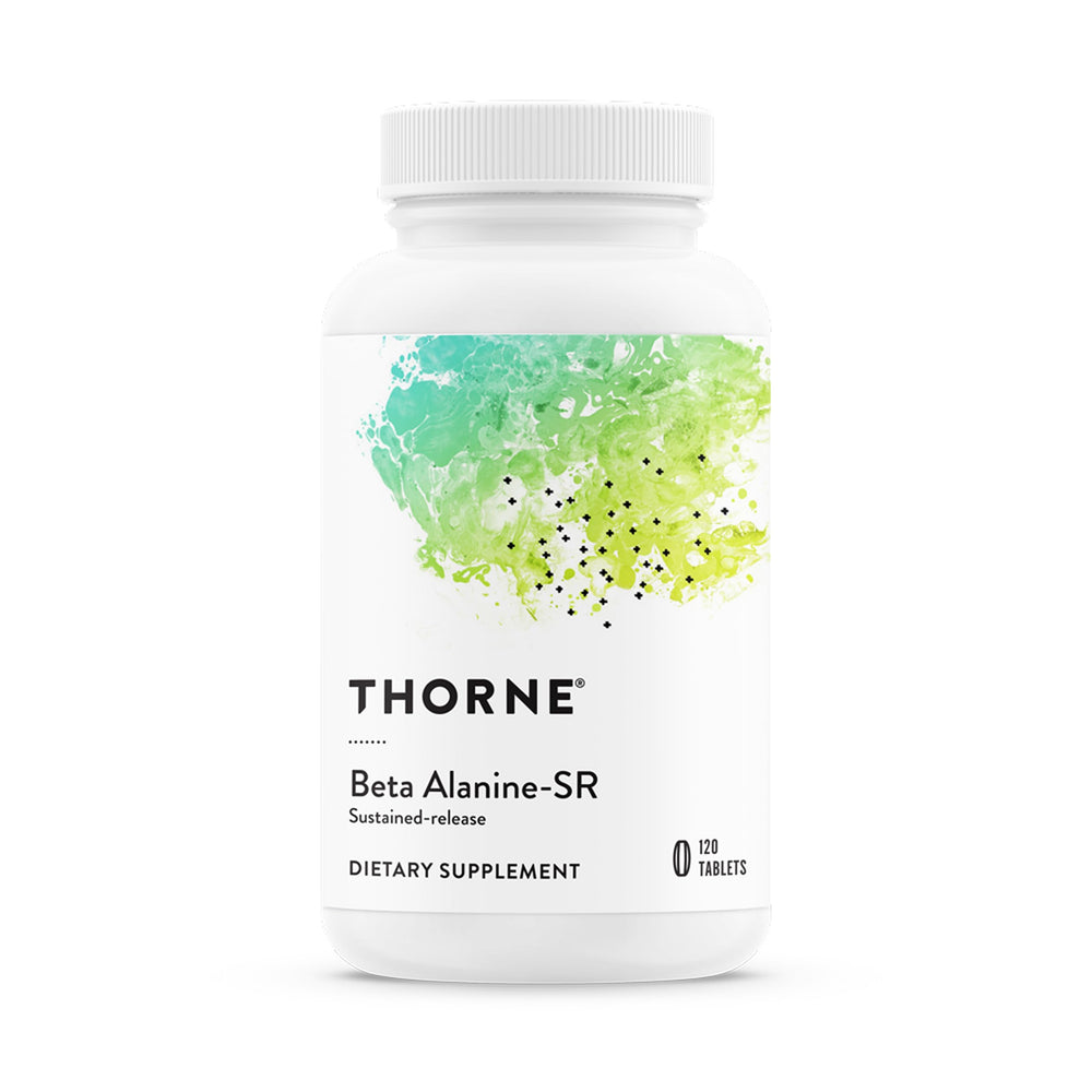 THORNE Beta Alanine sustained-release tablet pack supports endurance during workouts.
